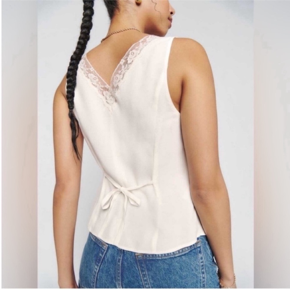 🎆 MDW SALE • NWT • reformation Cristina top - size 4 - Picture 8 of 9